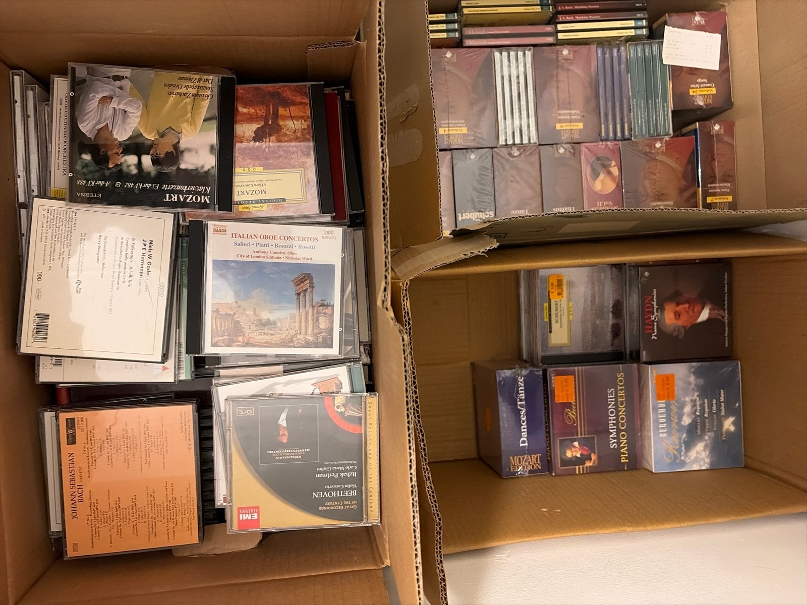 Grote collectie klassieke CD’s – veel nieuw/geseald, Ophalen, Overige typen, Zo goed als nieuw, Classicisme