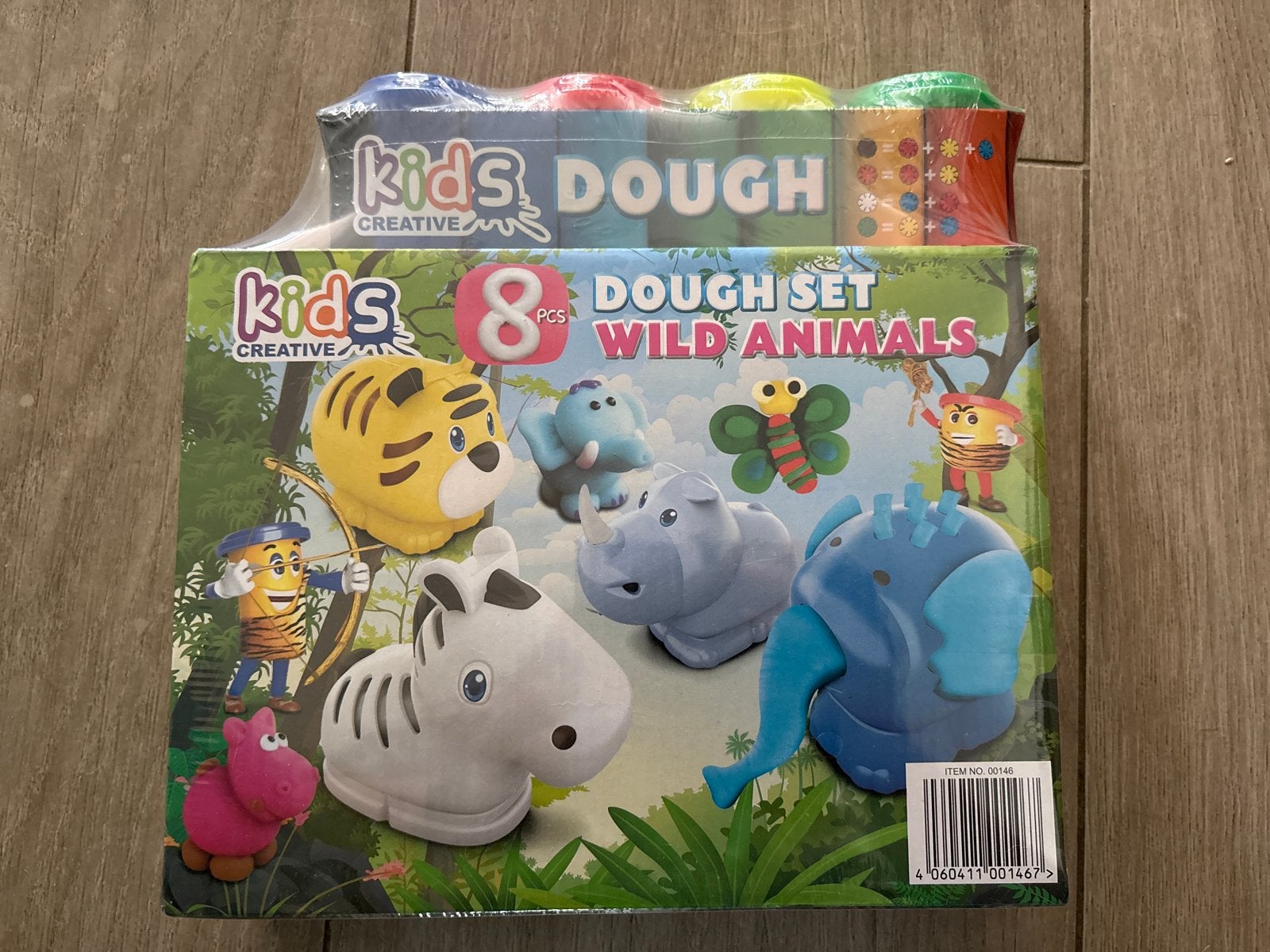 Nieuw Kids Creative Dough Set Wild Animals - 8 stuks, Ophalen of Verzenden, Nieuw, Knutselen