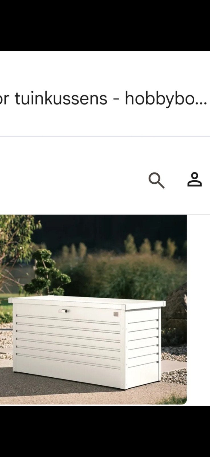 Biohort Hobbybox (wit)130 cm NIEUW, Ophalen of Verzenden, Nieuw, Metaal, Overige typen