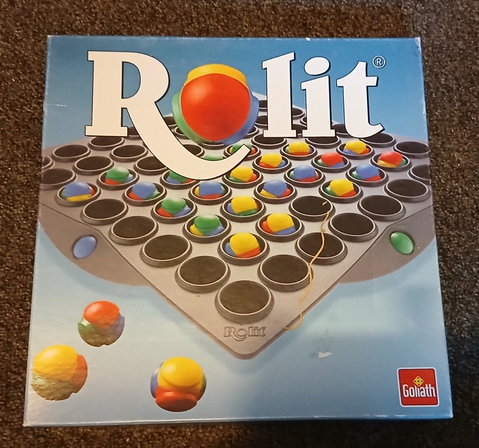 rolit, Hobby en Vrije tijd, Gezelschapsspellen | Bordspellen, Ophalen of Verzenden, Zo goed als nieuw, Goliath Games