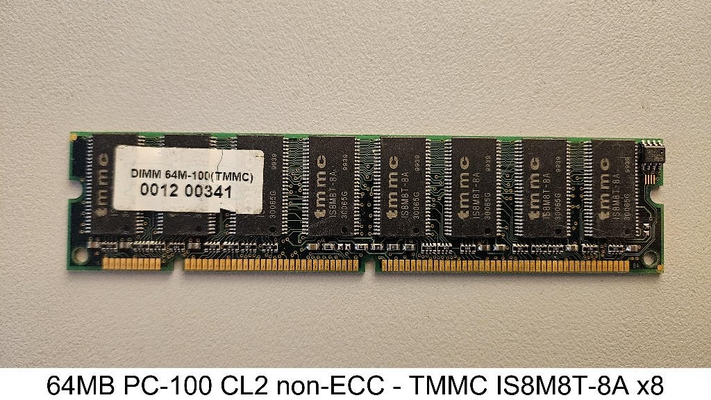 Vintage 168-pins SDRAM (PC66 PC100 PC133), Ophalen of Verzenden