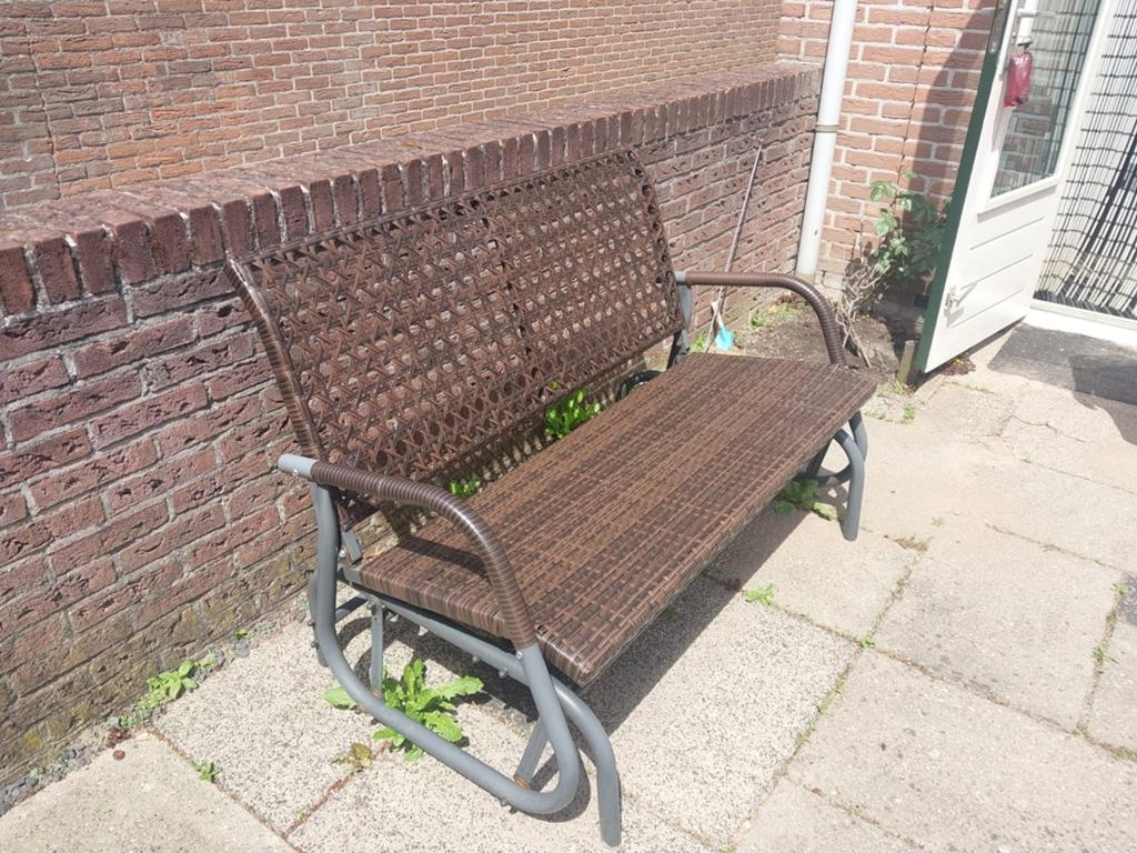 Schommelbank, Tuin en Terras, Tuinbanken, Ophalen, Gebruikt, Kunststof, Schommelbank