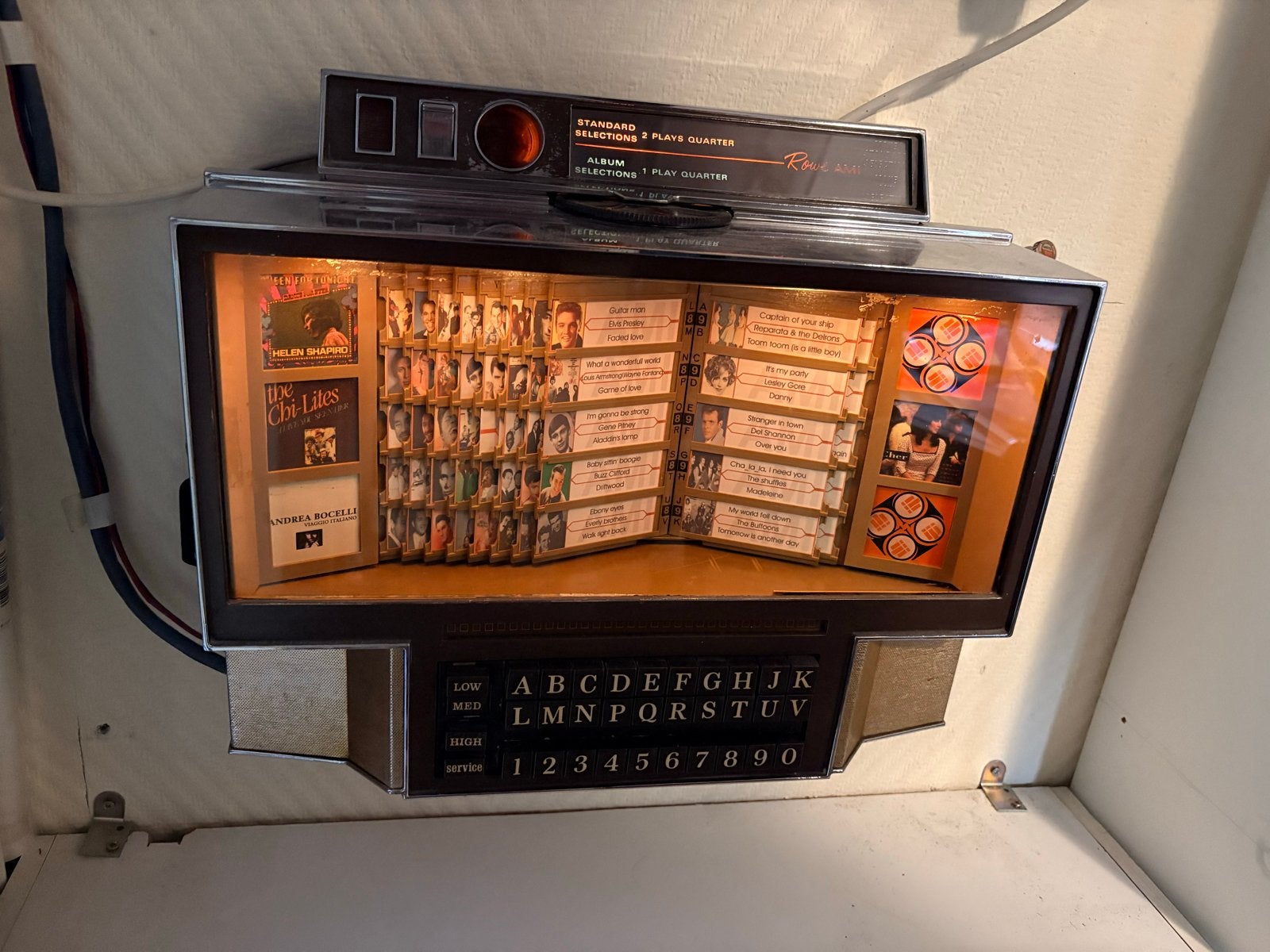 Rowe AMI Jukebox - Compleet met stepper en wallbox, Gebruikt, 1960 tot 1970, Ami, Ophalen