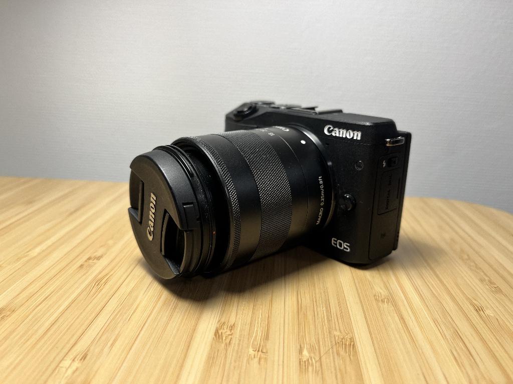 Canon EOS M3 Mirrorless with EF-M 18-55mm, Ophalen, Gebruikt, Canon, Compact