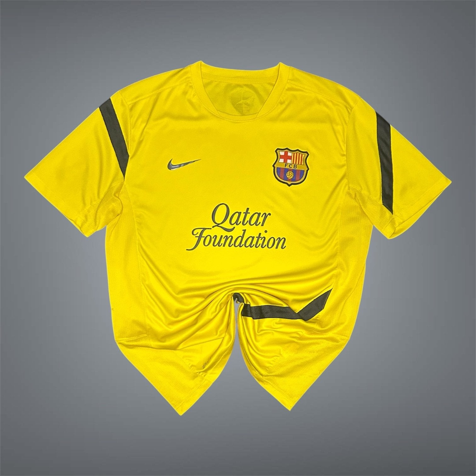 FC Barcelona Shirt 2011/12 Nike Qatar Foundation Maat L, Maat L, Ophalen of Verzenden, Gebruikt, Shirt