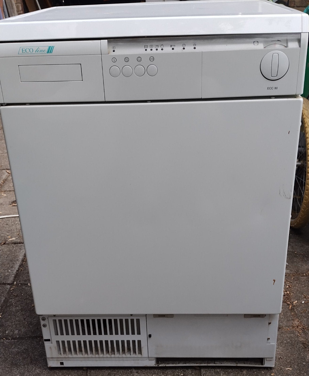 Ecoline Olanda ECC80 ECC-80 wasdroger defect, Witgoed en Apparatuur, Ophalen, 85 tot 90 cm