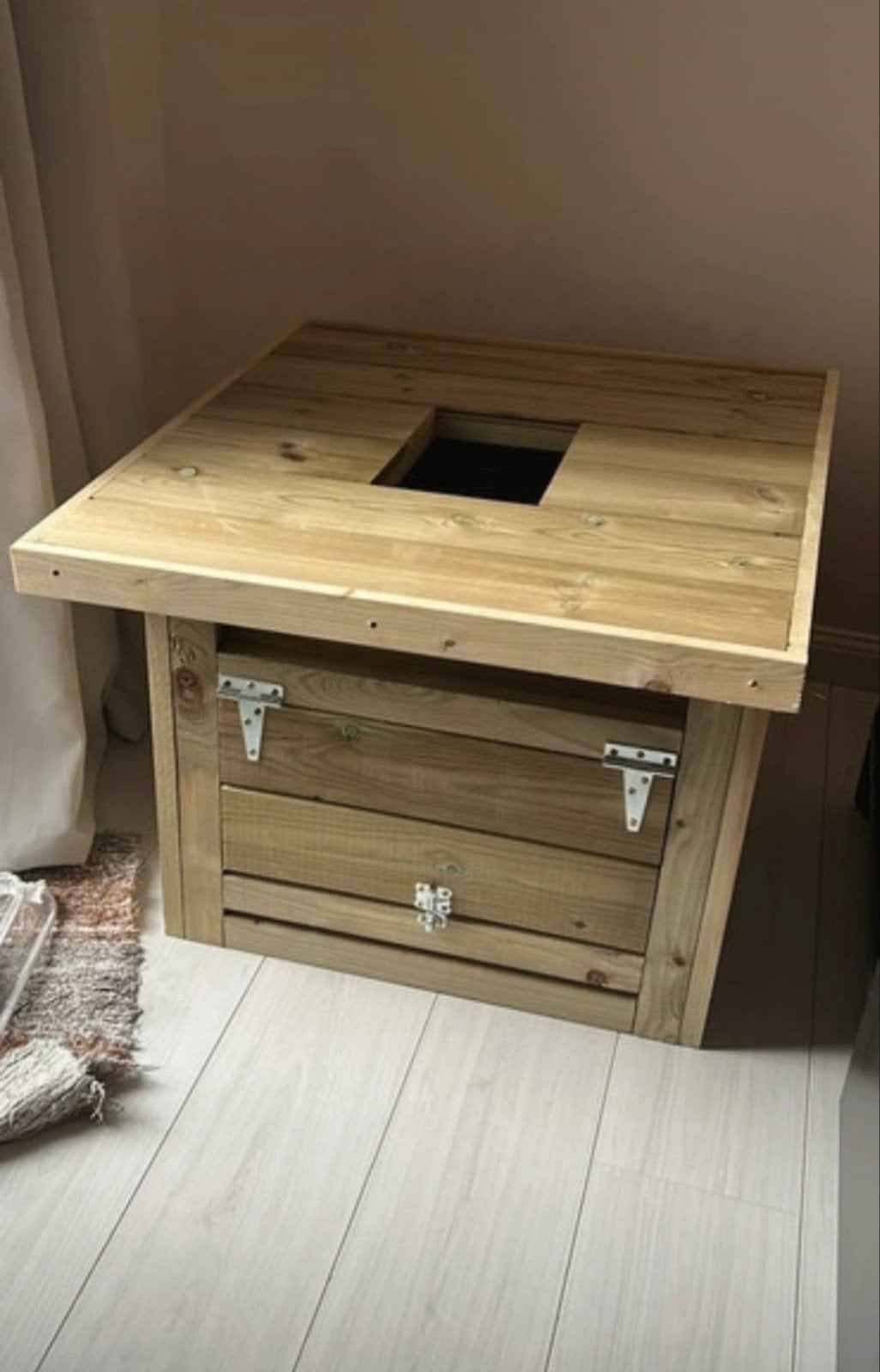 Houten Yoni Steam Kruk - V-Stoom Stoel voor Vrouwen, Ophalen of Verzenden, Zo goed als nieuw, Hout