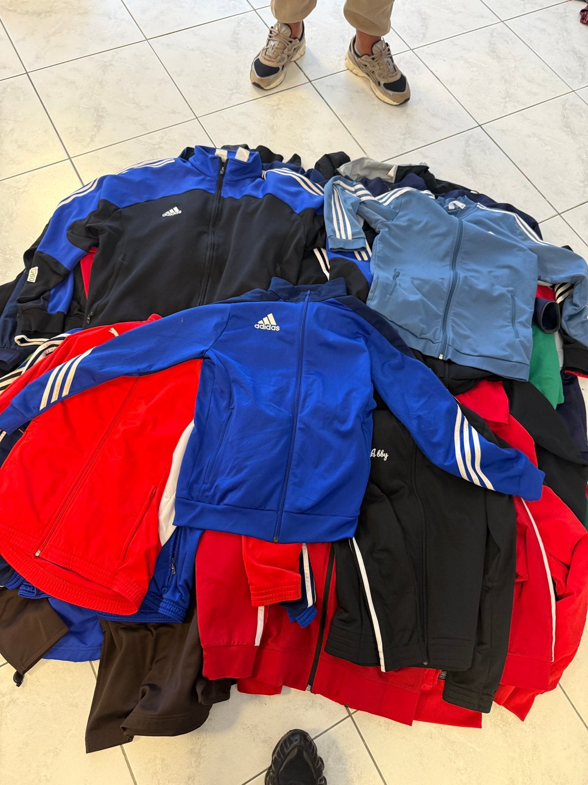 30x Vintage Adidas Nike Sportjassen Trainingsjassen – Partij, Ophalen of Verzenden, Zo goed als nieuw