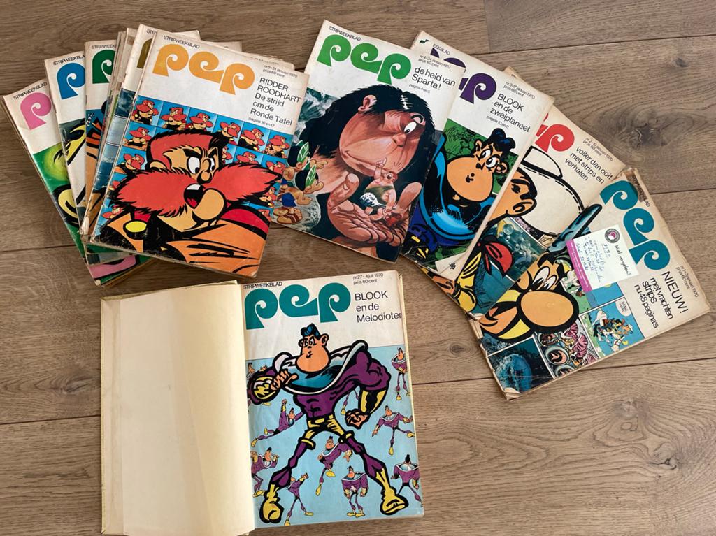 Jaargang stripblad PEP 1970 - compleet 52 nummers, Ophalen of Verzenden, Zo goed als nieuw