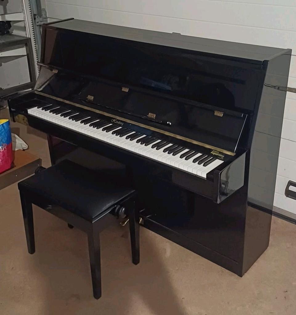 Heinberg upright piano, Ophalen, Gebruikt