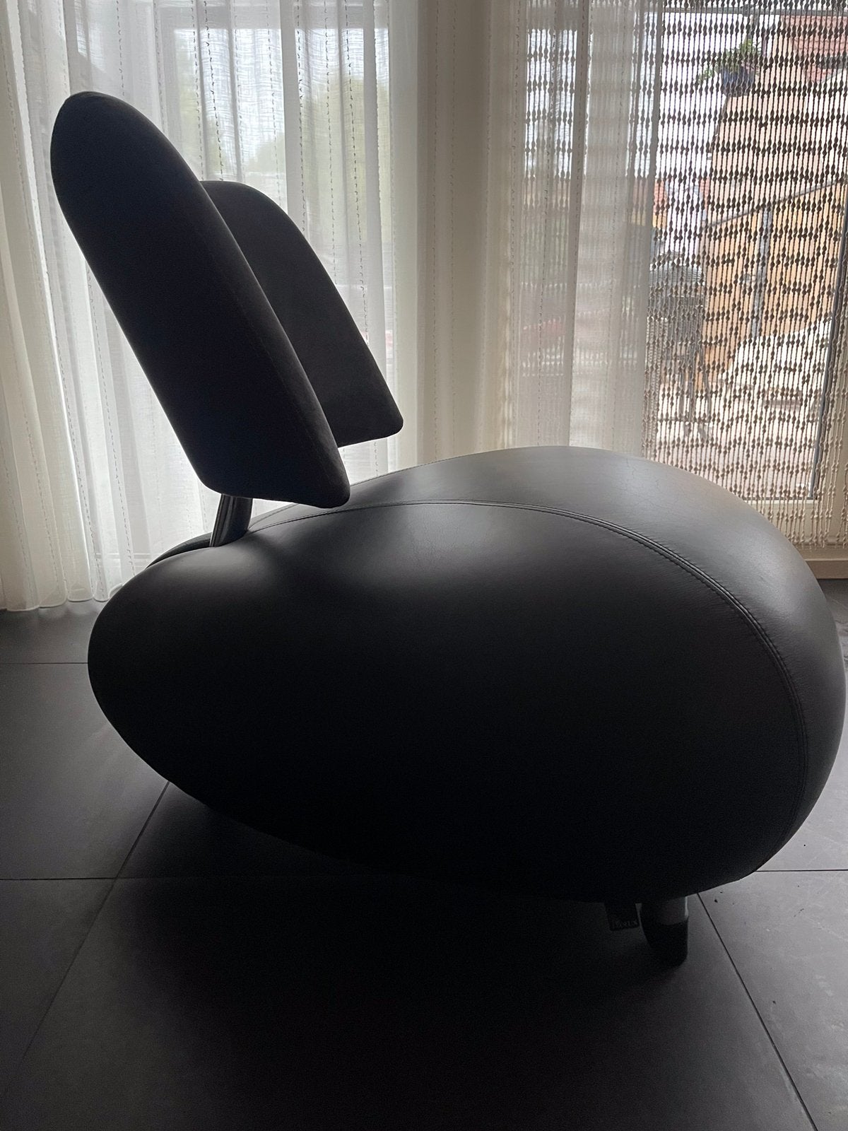 Leolux Pallone, Huis en Inrichting, Fauteuils, Ophalen, Zo goed als nieuw, 75 tot 100 cm, Leer