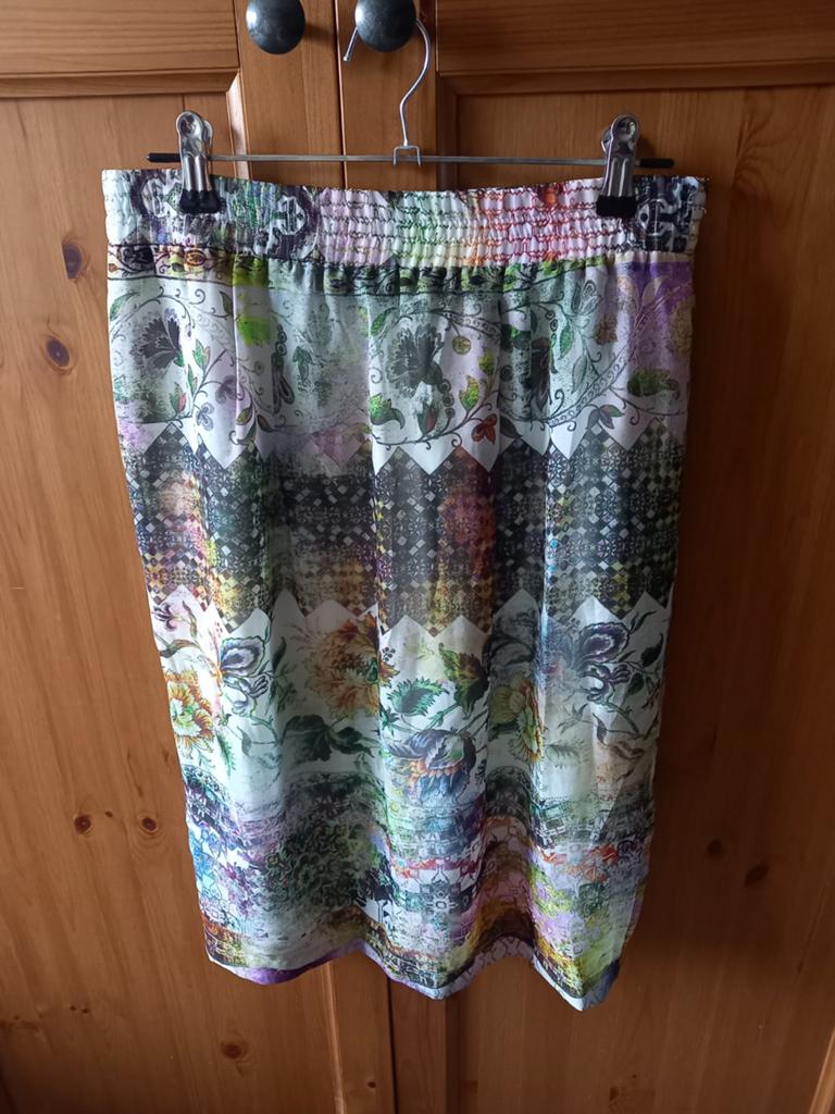 Sommermann rok patchwork print pastelkleuren 36 nieuwstaat, Overige kleuren, Sommermann, Ophalen of Verzenden, Zo goed als nieuw