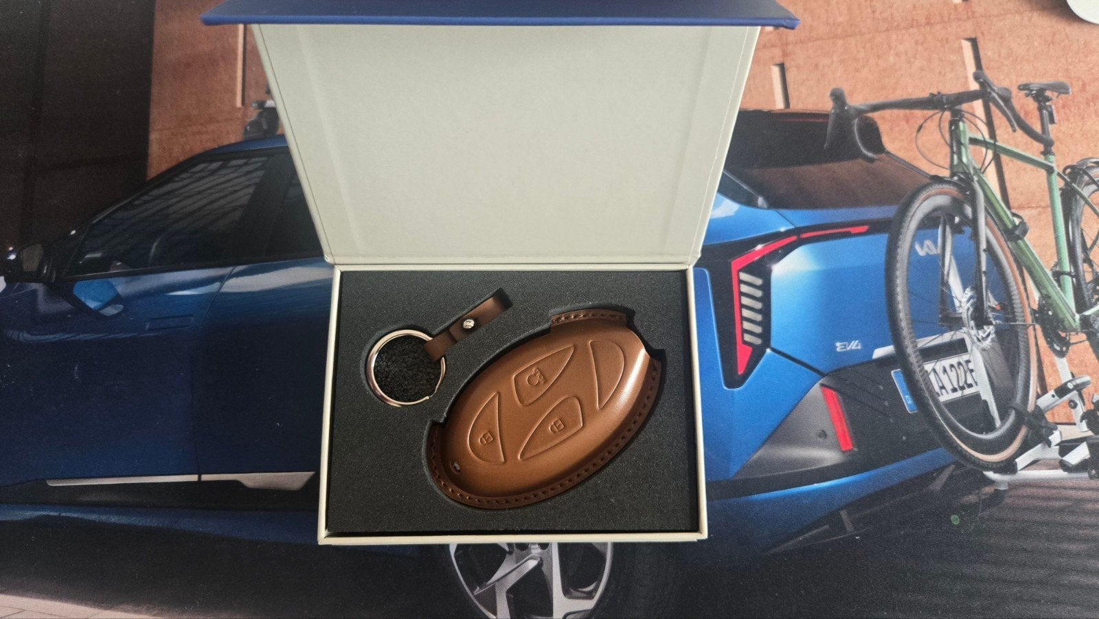 Hyundai Leren Sleutelcover Bruin, Ophalen of Verzenden, Nieuw