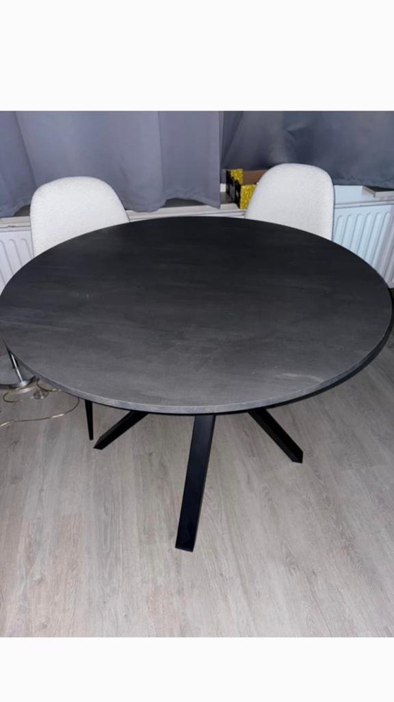 Ronde ikea eettafel, Huis en Inrichting, Tafels | Eettafels, Ophalen, Zo goed als nieuw, Rond, 100 tot 150 cm
