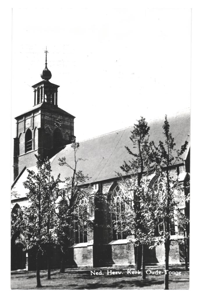 988127 Oude-Tonge 1970 ZH Herv kerk _Nette oude kaart