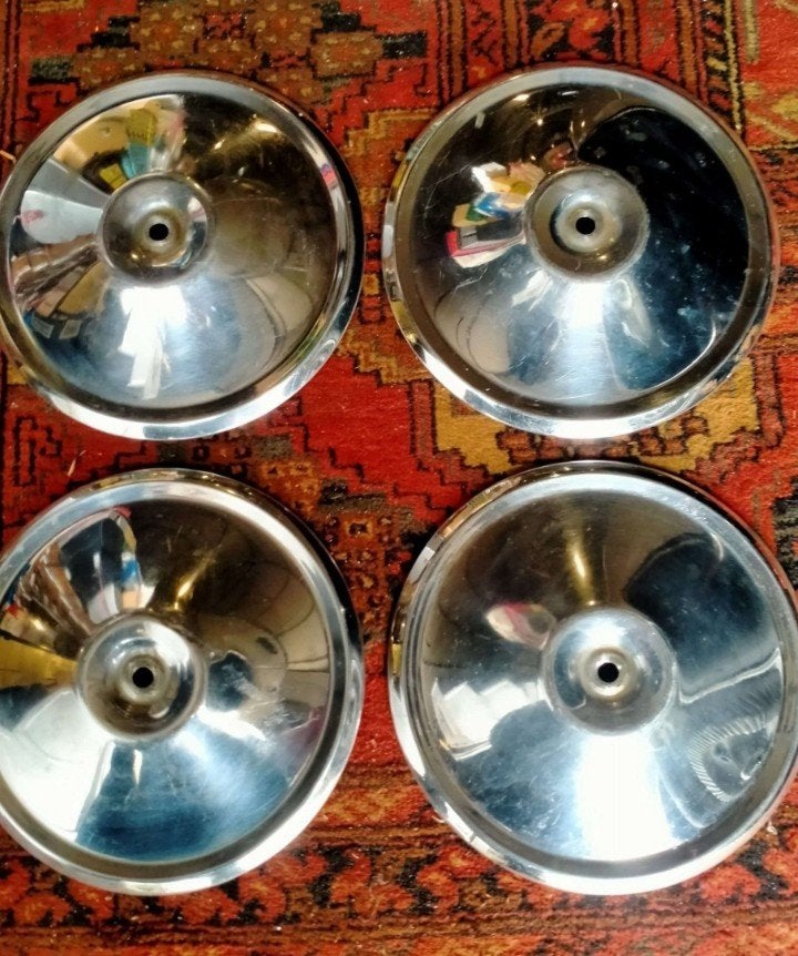 4 RVS wieldoppen Citroën 2CV6, Gebruikt, Ophalen of Verzenden, Nb, Nb