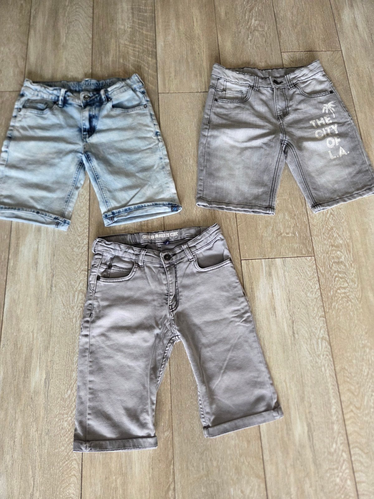 3x korte spijkerbroek. Maat 152. Crush dnm indian blue jeans, Kinderen en Baby's, Gebruikt, Ophalen, Broek, Jongen