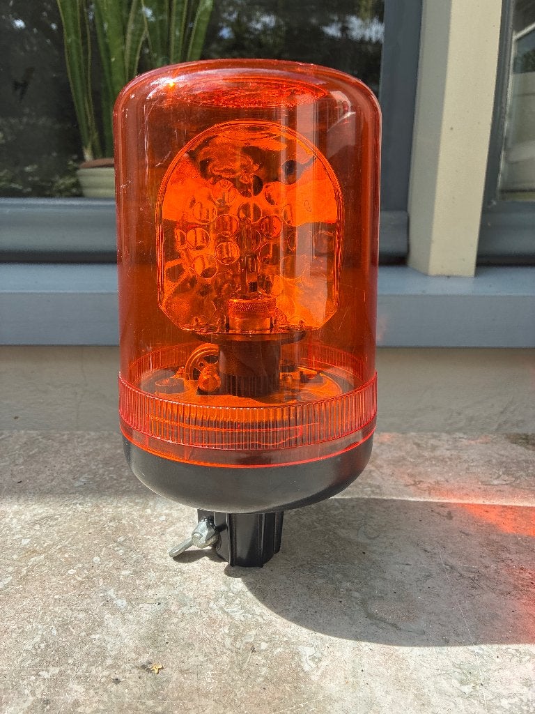 Zwaailamp 12 en 24 volt oranje perfecte staat, Auto-onderdelen, Ophalen, Gebruikt, Universele onderdelen