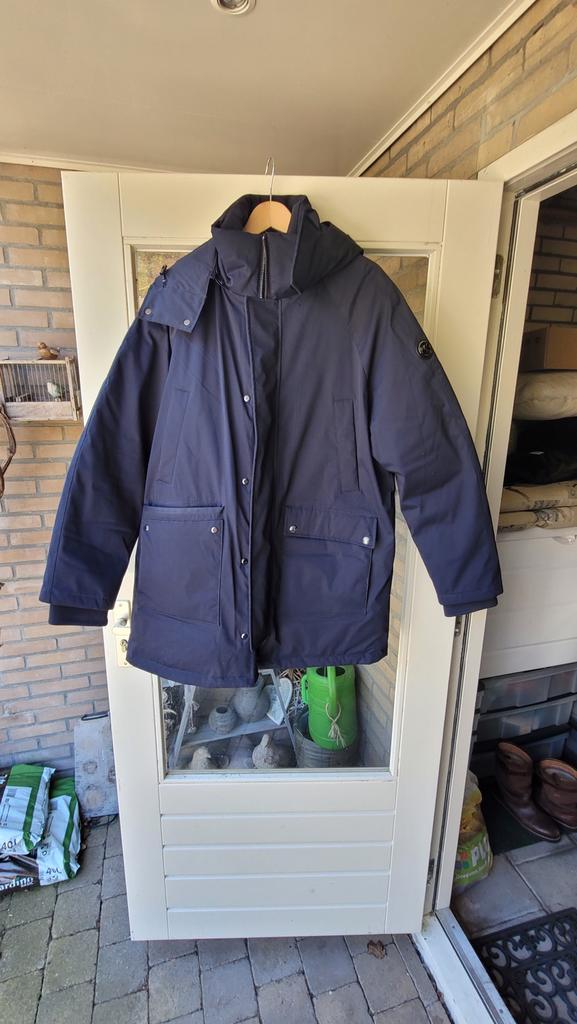 winterjas Michael kors, Ophalen of Verzenden, Zo goed als nieuw, Maat 52/54 (L), Blauw