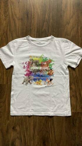 Origineel Disneyland Parijs shirt maat 12/152 ( jungle book), Jongen of Meisje, Ophalen of Verzenden, Zo goed als nieuw, Disneyland Parijs