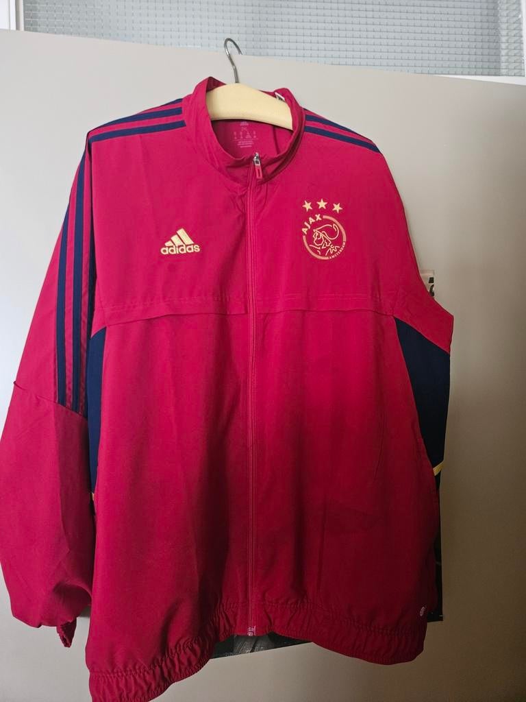 Adidas Ajax trainingsjas, Maat XS of kleiner, Ophalen of Verzenden, Zo goed als nieuw