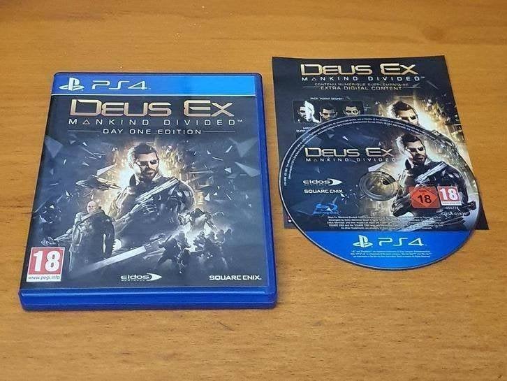 PS4 | DEUS EX, Avontuur en Actie, Gebruikt, Vanaf 18 jaar, 1 speler