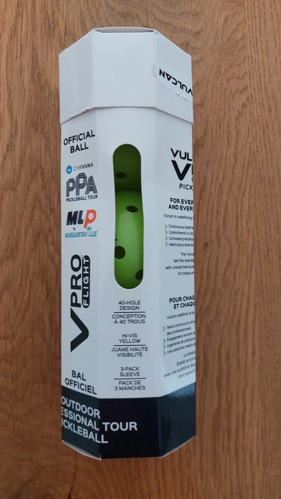 Vulcan VPRO Flight Pickleball Ballen - 3-pack, Ophalen of Verzenden, Nieuw