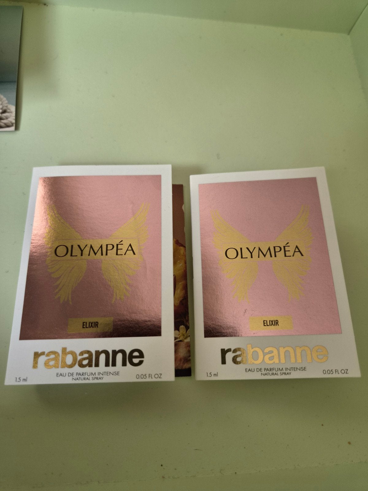 Paco Rabanne olympea elixir eau de parfum 2x1,5ml, Sieraden, Tassen en Uiterlijk, Uiterlijk | Parfum, Ophalen of Verzenden, Nieuw