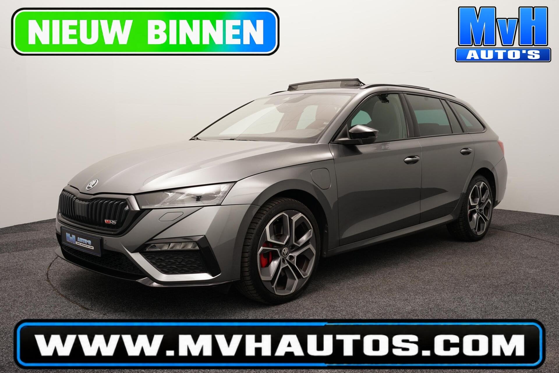 Skoda Octavia Combi 1.4 TSI RS PHEV Business|PANO|SOH.95%, Auto's, Stof, Gebruikt, 4 cilinders, Met garantie (alle)
