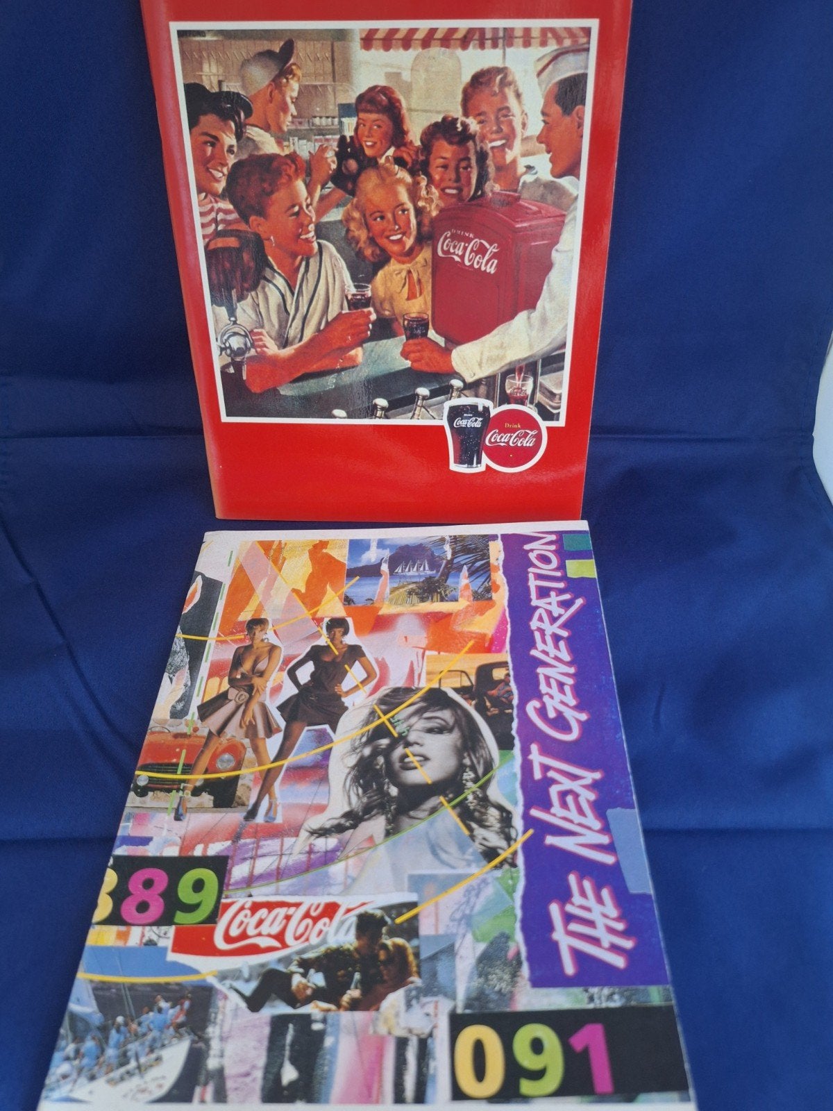 Vintage Coca-Cola cola schriften, Verzamelen, Merken en Reclamevoorwerpen, Ophalen of Verzenden, Gebruiksvoorwerp