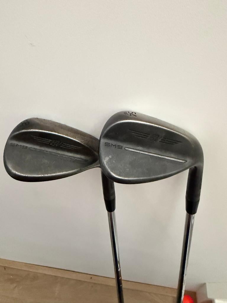 Titleist SM9Vokey Wedges jet black (54 en 58graden), Ophalen of Verzenden, Gebruikt, Club, Overige merken
