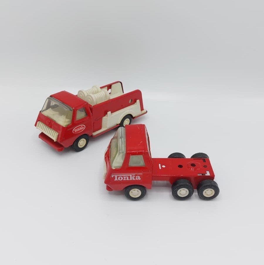 Mini Tonka Brandweerwagen 5525 & Tonka mini truck, Ophalen of Verzenden, Gebruikt