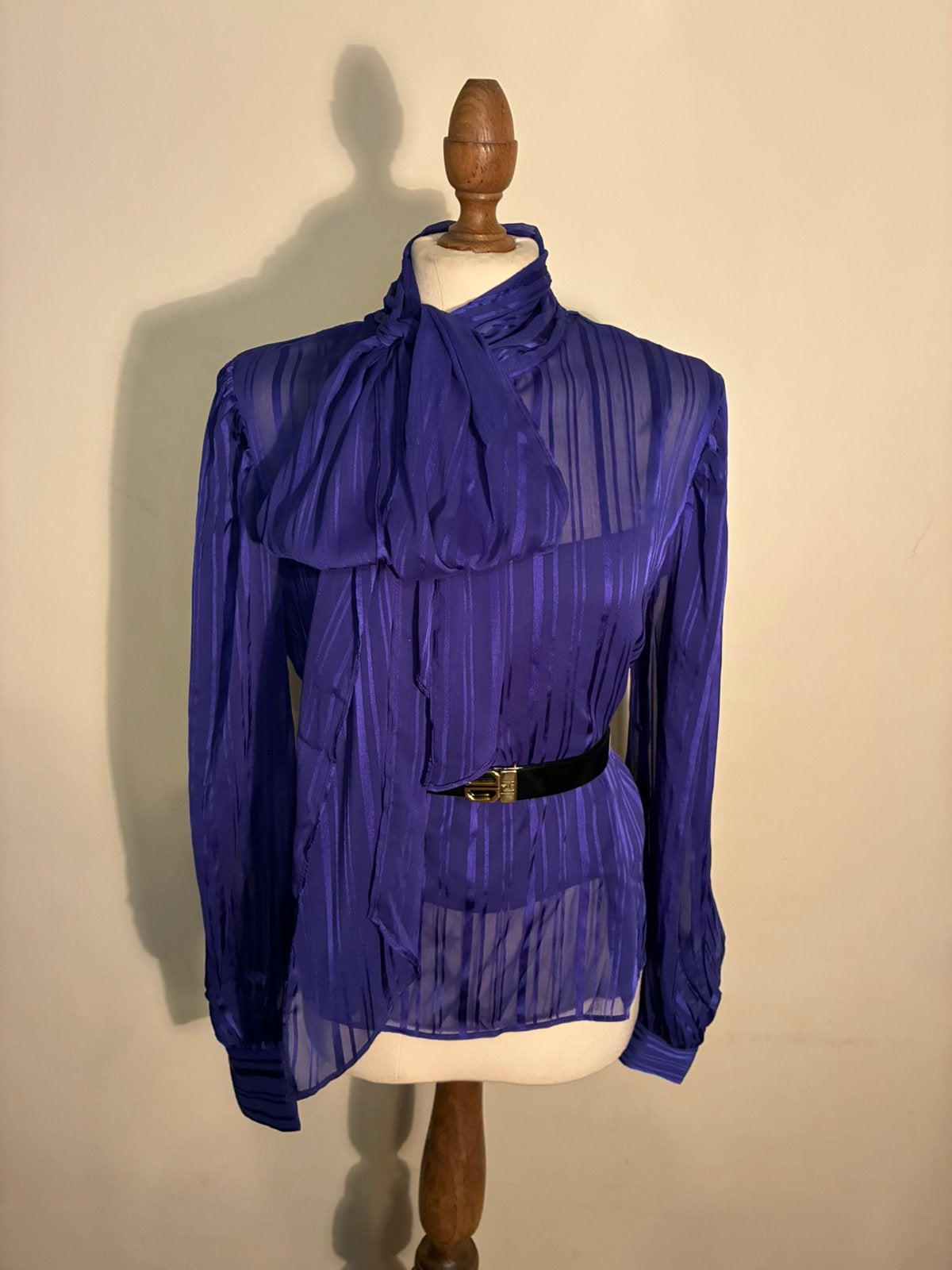 MNG BLOUSE PAARS, Verzenden, Zo goed als nieuw, Maat 38/40 (M), Paars