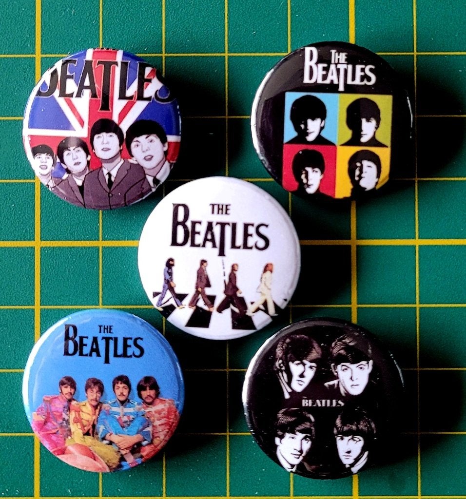 Beatles buttons, Verzamelen, Verzenden, Nieuw, Gebruiksvoorwerp