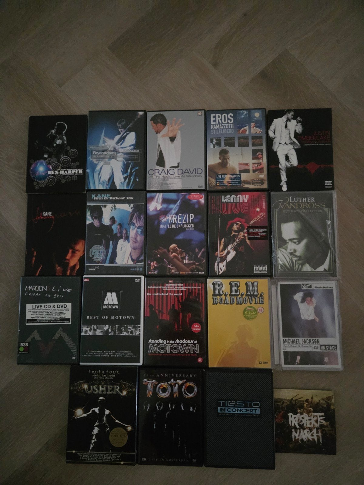 Diverse Muziek DVD Collectie - Concerten en Documentaires, Cd's en Dvd's, Alle leeftijden, Inclusief doosje, Nederlands, Ophalen of Verzenden