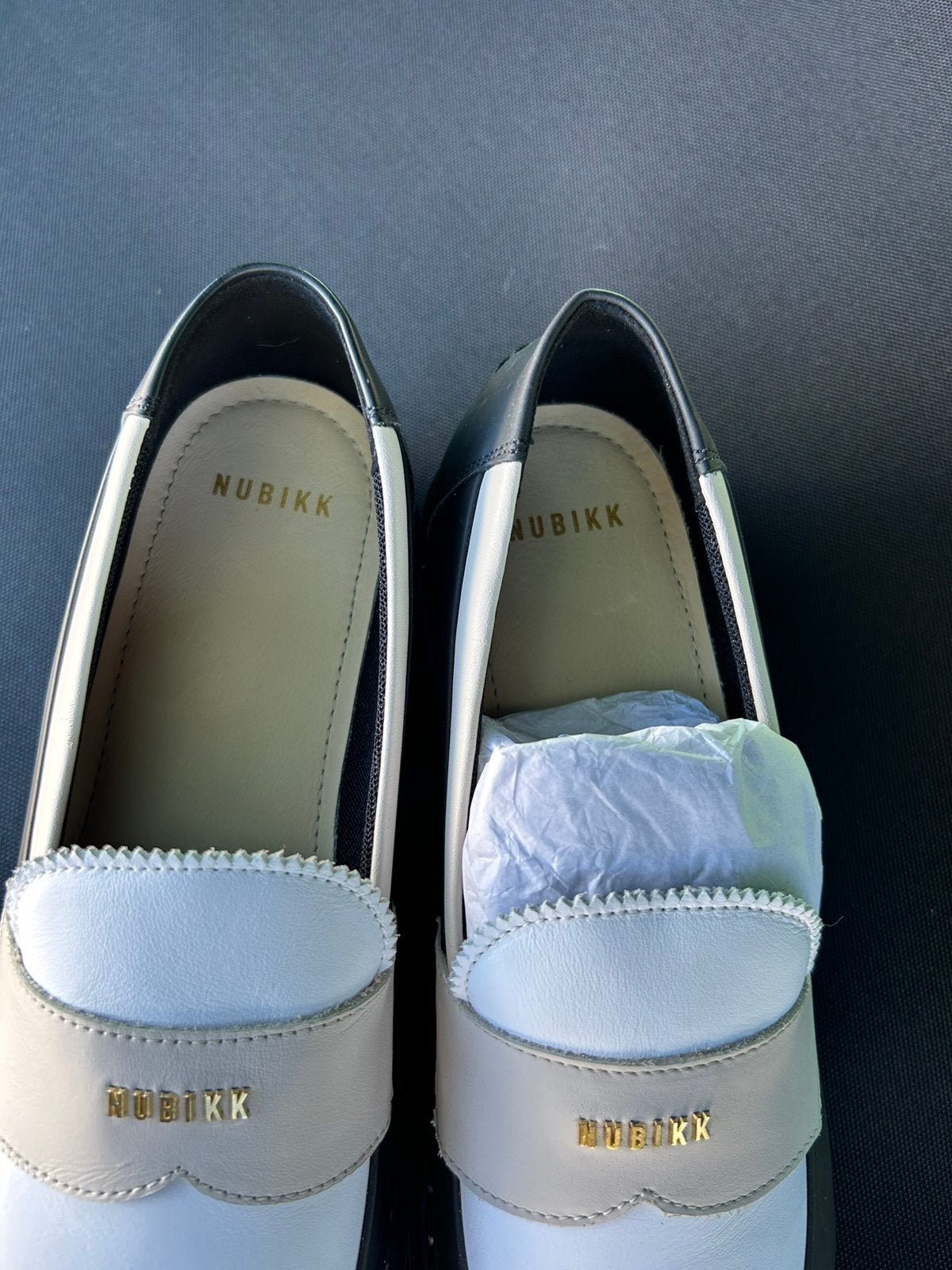 Nubikk loafers / instappers - Maat 41, Ophalen, Zo goed als nieuw, Zwart, Loafers