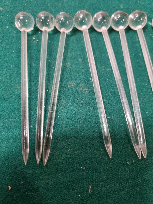 cocktailprikkers met bol 12 stuks, Ophalen of Verzenden, 'T Olde Gre-j, Info@toldegrej.nl, Endepoelstraat 20f Didam