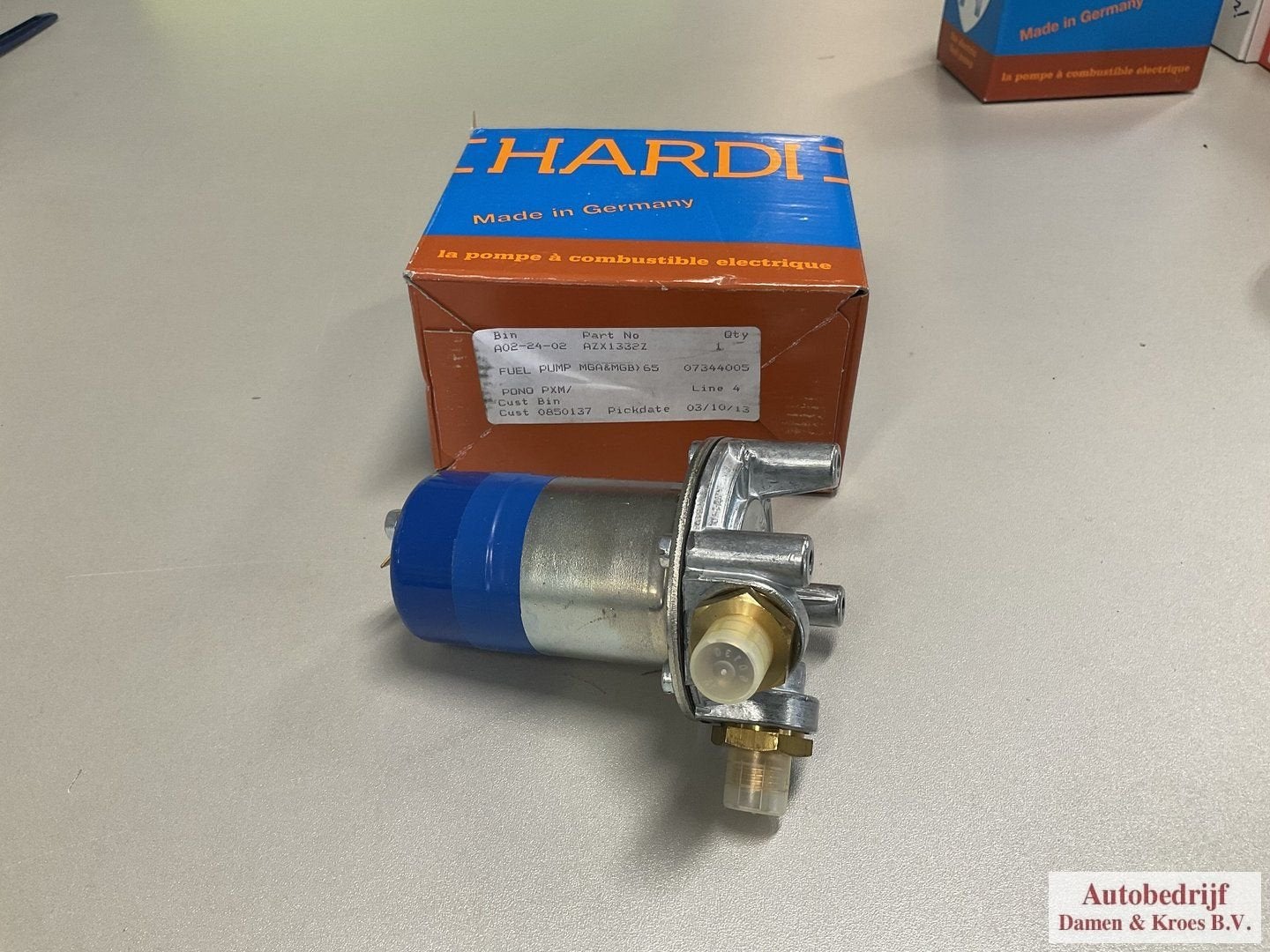 Hardi Benzinepomp MGA&MGB AZX1332Z, Auto-onderdelen, Brandstofsystemen, -, -, Nieuw, Ophalen of Verzenden