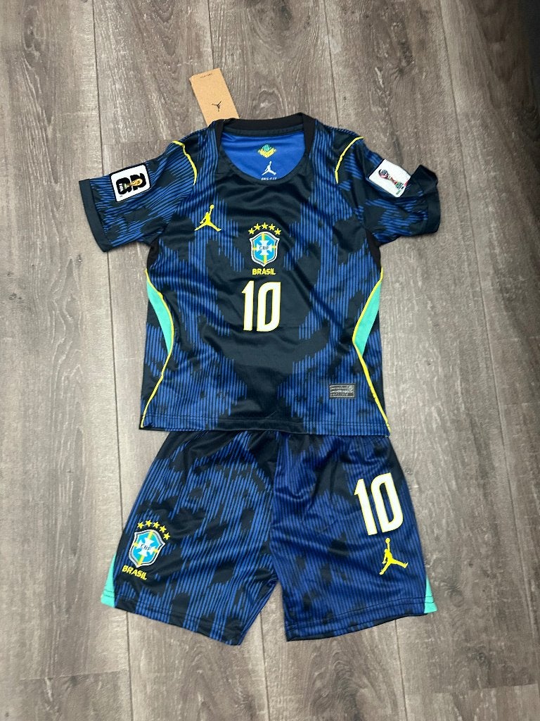 Brazilië Neymar Nike air Jordan, Kinderen en Baby's, Kinderkleding | Maat 122, Ophalen, Jongen of Meisje, Nieuw, Setje