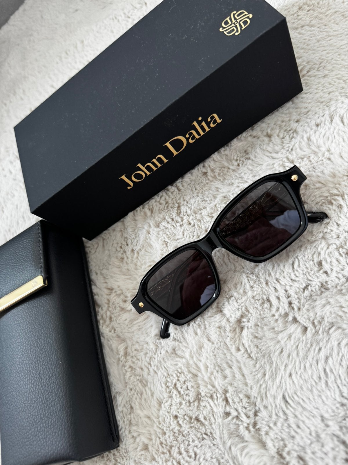 John Dalia zonnebrillen project series LEES BESCHRIJVING, Overige merken, Zwart, Ophalen of Verzenden, Zo goed als nieuw