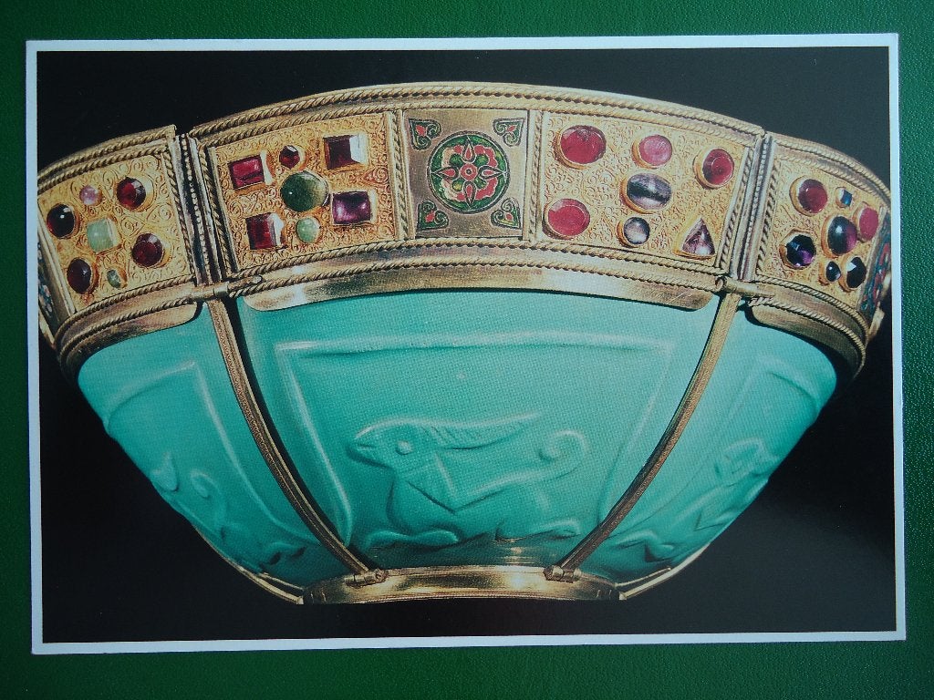(2076) Kaart: Kom van turkoois glas, Iran of Irak, Verzenden, 1980 tot heden, Ongelopen, Overige thema's