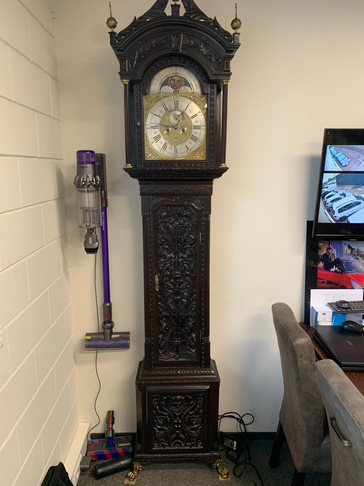 Staand horloge 18 e eeuws, Antiek en Kunst, Antiek | Klokken, Ophalen