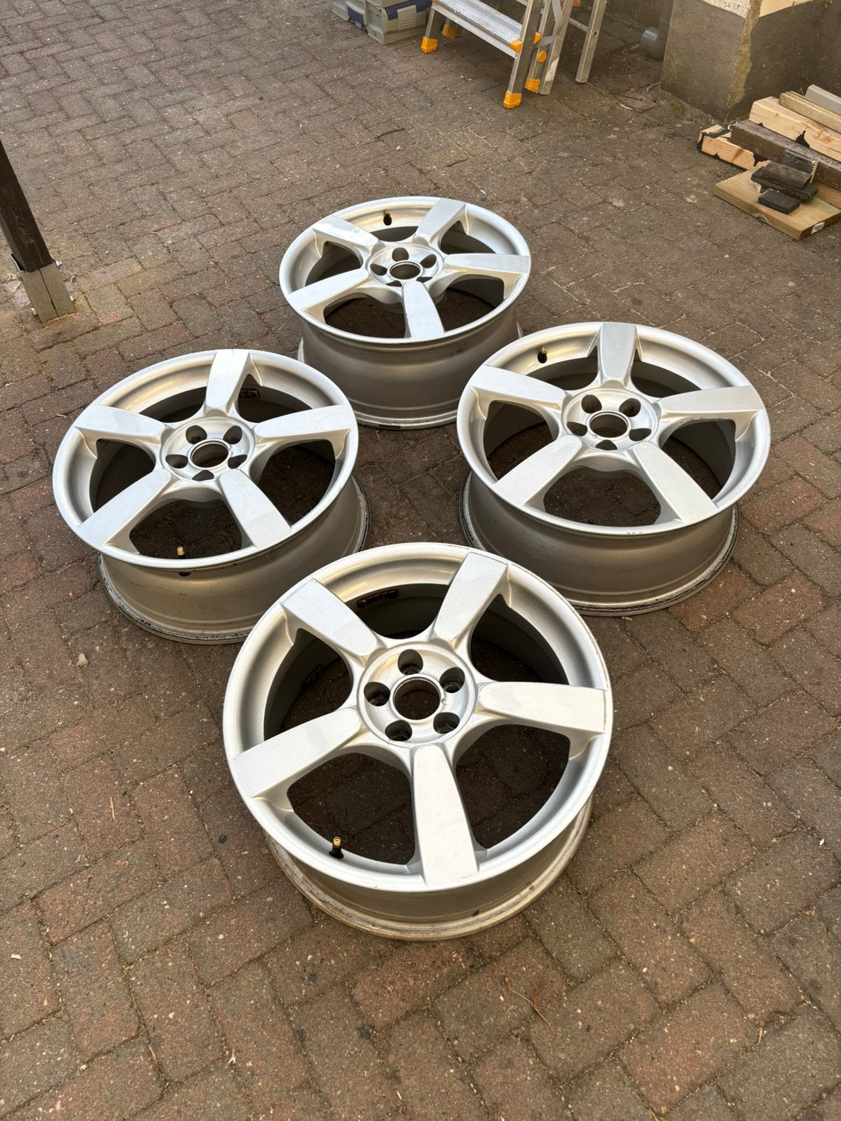 Lichtmetalen velgen 17 Inch 5x100, Auto-onderdelen, Banden en Velgen, Ophalen, Gebruikt, Velg(en), 17 inch