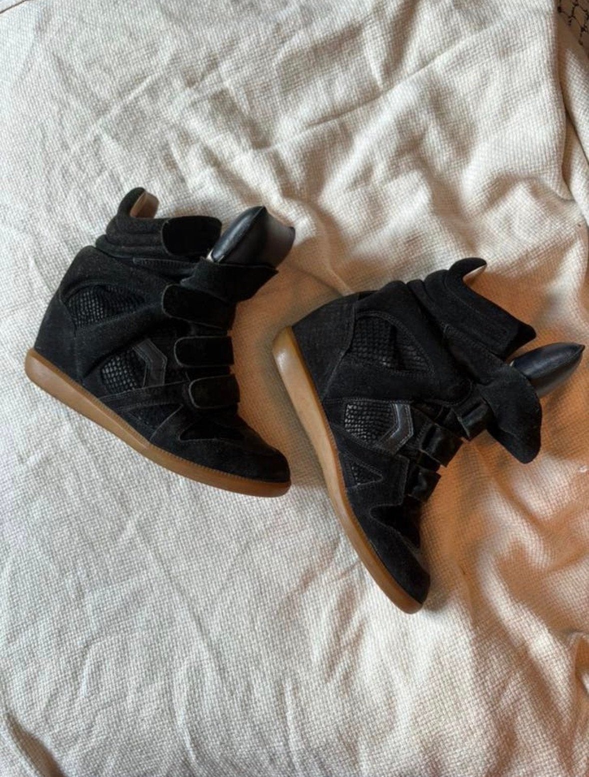 Isabel Marant Bekett sneakers zwart maat 39, Ophalen of Verzenden, Gedragen, Zwart, Sneakers of Gympen