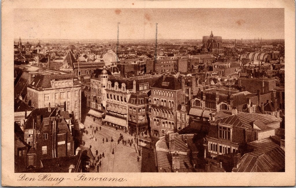 Den Haag 's-Gravenhage - 6 antieke ansichtkaarten panorama, Verzenden, Voor 1920, Gelopen, Zuid-Holland