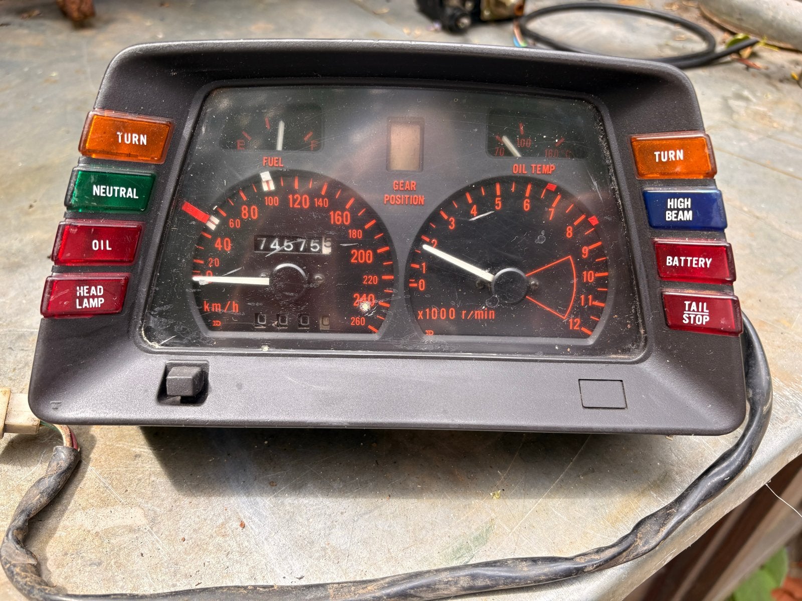 Suzuki GS1150E Instrumentenpaneel 1984-1985, Ophalen of Verzenden, Gebruikt