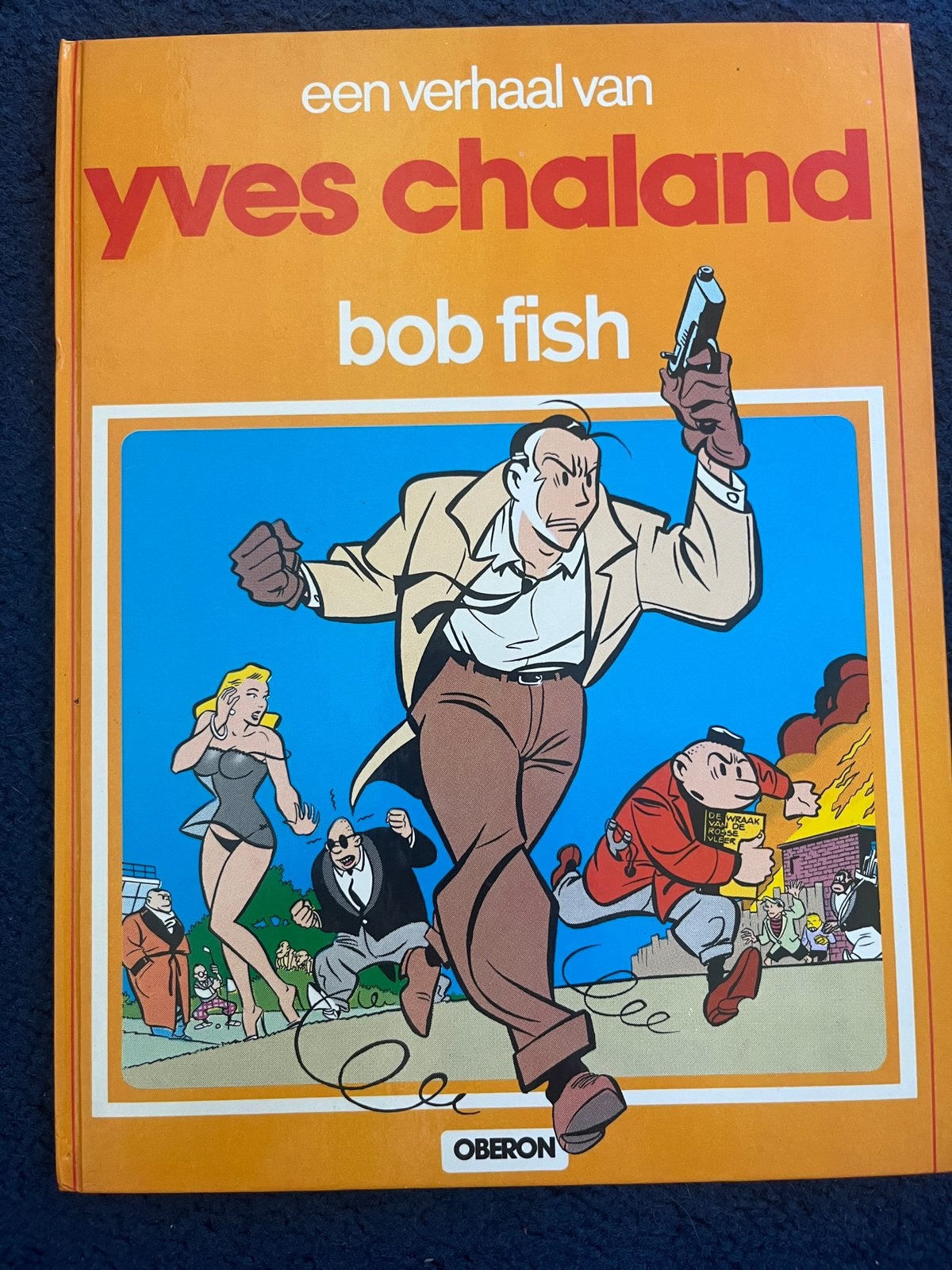 Bob Fish een verhaal van Yves Chaland, Boeken, Stripboeken, Eén stripboek, Ophalen of Verzenden, Gelezen