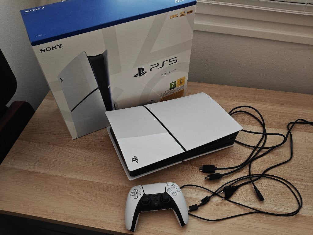 PlayStation 5 Slim Digital Edition 1TB | Compleet in doos, Ophalen, Zo goed als nieuw, Playstation 5 Digital