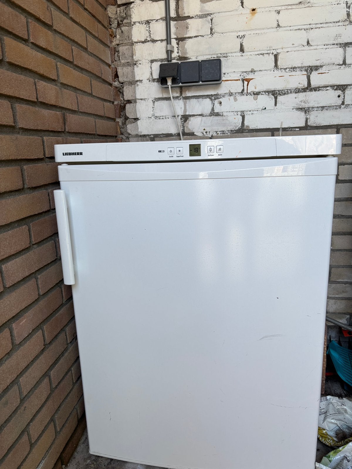 Liebher tafelmodel vriezer 4 lades, Witgoed en Apparatuur, Vriezers en Diepvrieskisten, Gebruikt, Minder dan 60 cm, Vrijstaand