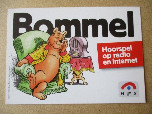 adv10971 bommel ansichtkaart, Verzamelen, Ophalen, Olivier B, Bommel en Tom Poes, Gebruikt, Overige typen